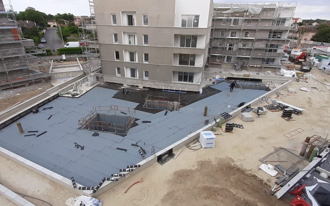 Terrasses accessibles avec dalles sur plots – Cugnaux proche Toulouse.