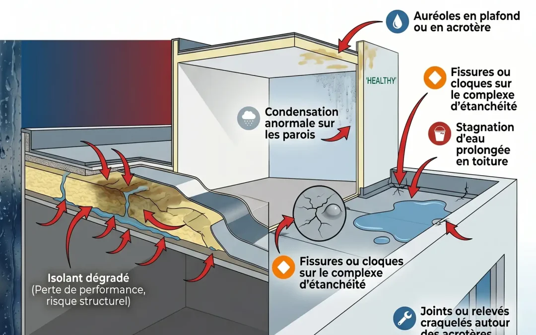 Fuites, anticiper l’invisible : votre toiture-terrasse vous parle, savez-vous l&rsquo;écouter ?