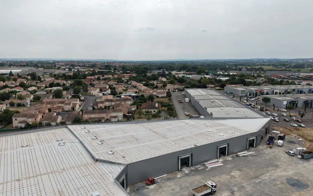 Chantier en phase de finition : un projet d’envergure au service de la transition énergétique