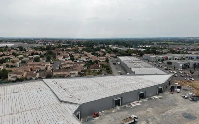 Chantier en phase de finition : un projet d’envergure au service de la transition énergétique